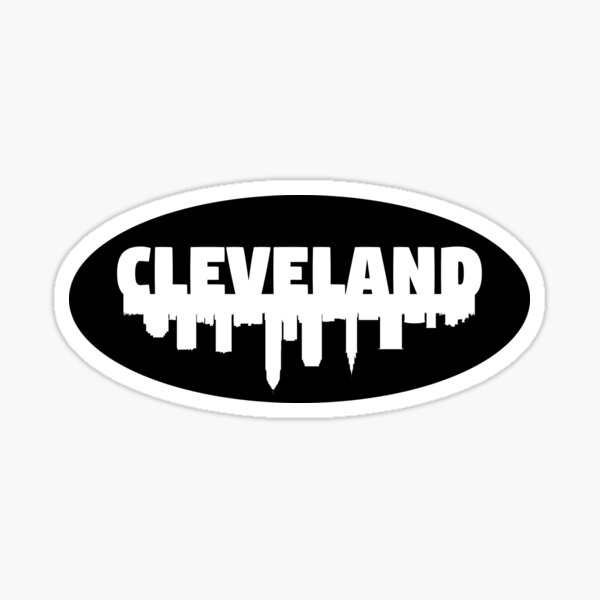 Item preview, Cleveland and Skyline - Black designed and sold by Shappie112.
