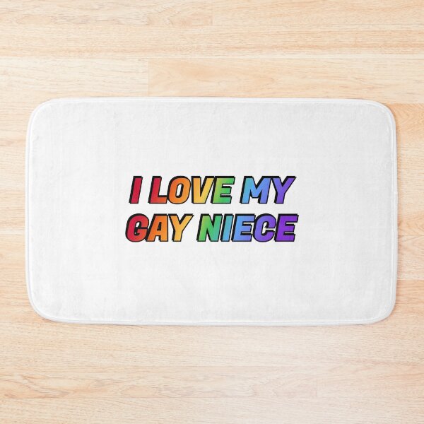 Item preview, I love my gay niece - Pride rainbow colors designed and sold by Inspirationmotivation.
