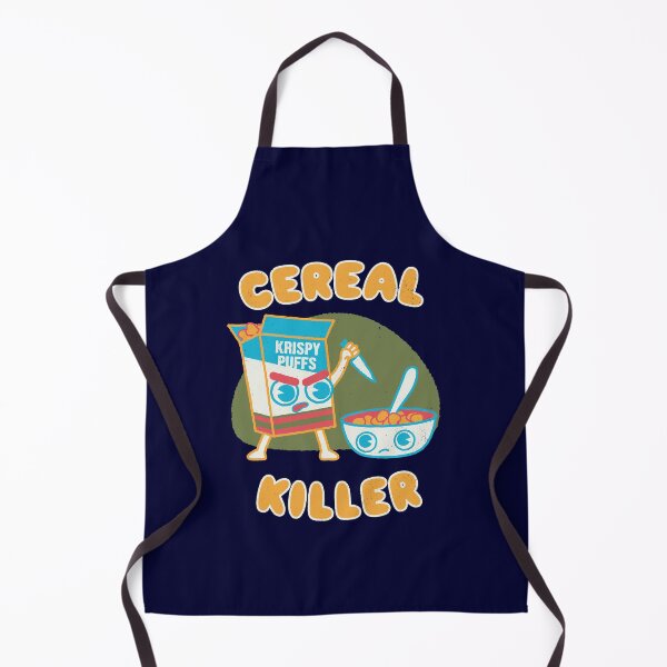 Item preview, Cereal Killer fun quirky kawaii cereal box and breakfast bowl, dad jokes puns designed and sold by WeirdPunderful.