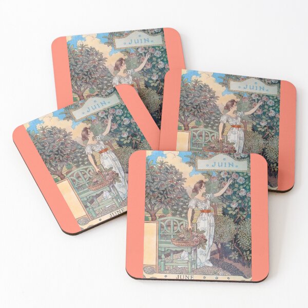 Item preview, June Eugene Grasset La Belle Jardiniere designed and sold by ThePalStore.
