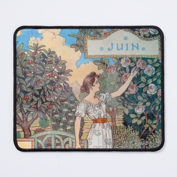 Item preview, June Eugene Grasset La Belle Jardiniere designed and sold by ThePalStore.