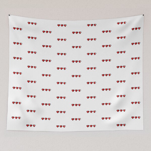 Item preview, Pixel Video Game Life Bar (Red) designed and sold by pixel-chick.