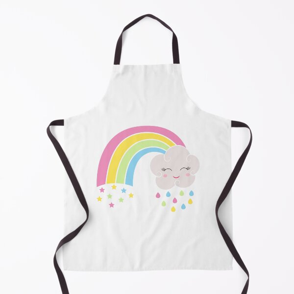 Item preview, Kawaii Rainbow with Cloud - Cute Kawaii designed and sold by ReesDesigns.