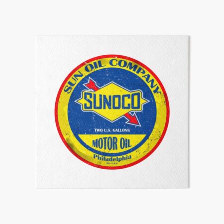 Sunoco oil company vintage sign