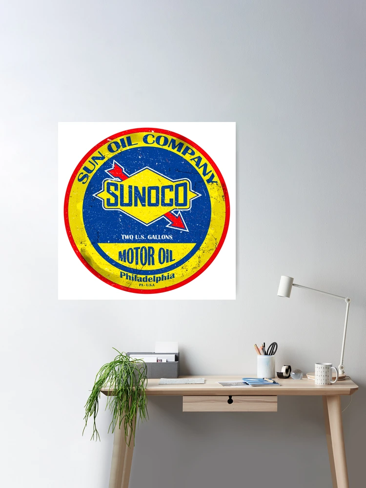 Sunoco oil company vintage sign Poster for Sale by Ploxd | Redbubble