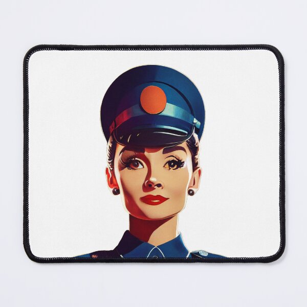 Item preview, Audrey Hepburn as a Soviet Police Officer designed and sold by wonderlandshops.