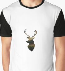 Deer in the Mountains Graphic T-Shirt