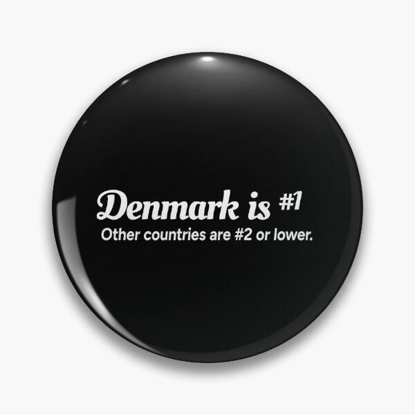 Item preview, Denmark is number 1. Other countries are number 2 or lower. designed and sold by redacteddesign.