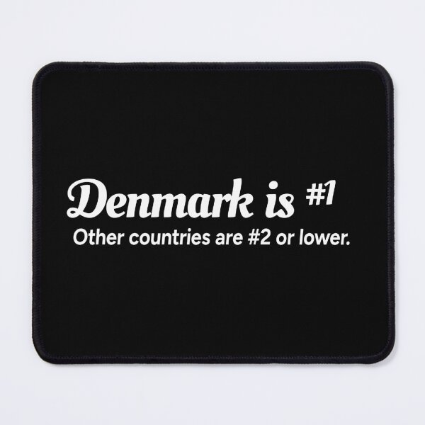 Item preview, Denmark is number 1. Other countries are number 2 or lower. designed and sold by redacteddesign.