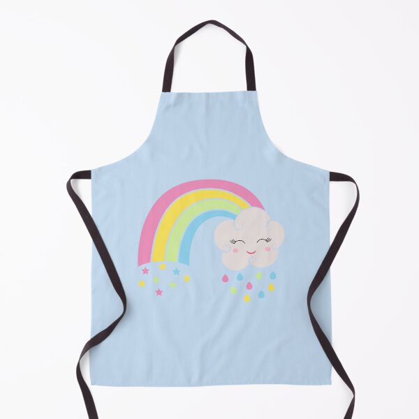 Item preview, Kawaii Rainbow with Cloud - Cute Kawaii designed and sold by ReesDesigns.