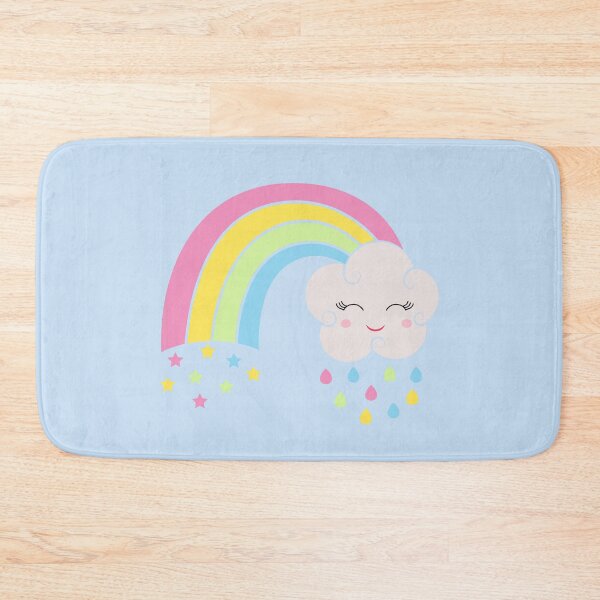 Item preview, Kawaii Rainbow with Cloud - Cute Kawaii designed and sold by ReesDesigns.