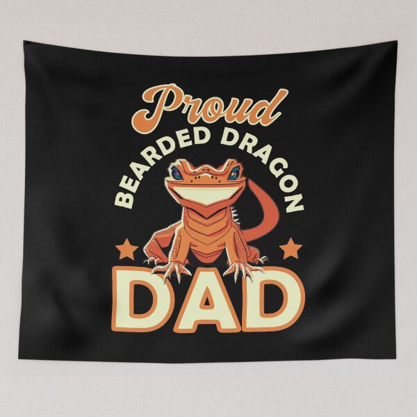 Item preview, Proud Bearded Dragon Dad Lizard  designed and sold by Digital Story Time.