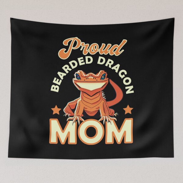 Item preview, Proud Bearded Dragon Mom Lizard  designed and sold by Digital Story Time.