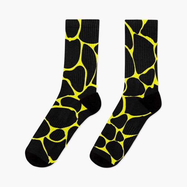 Aperçu de l'œuvre Collection de motifs de girafes noires jaunes créée et vendue par Summer-Winter.