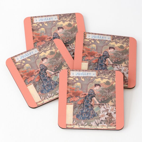 Item preview, July Eugene Grasset La Belle Jardiniere designed and sold by ThePalStore.