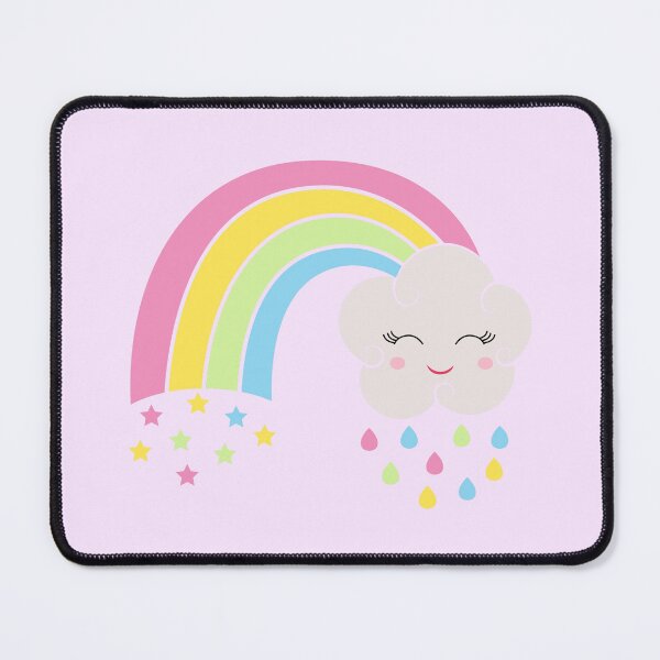 Item preview, Kawaii Rainbow with Cloud - Cute Kawaii designed and sold by ReesDesigns.