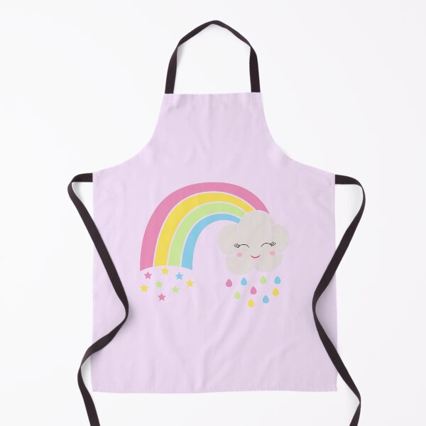 Item preview, Kawaii Rainbow with Cloud - Cute Kawaii designed and sold by ReesDesigns.