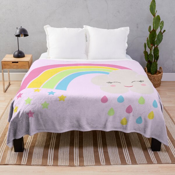 Item preview, Kawaii Rainbow with Cloud - Cute Kawaii designed and sold by ReesDesigns.