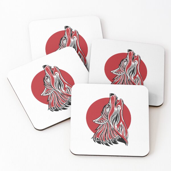 Item preview, Wolf howling at the moon designed and sold by DerSenat.