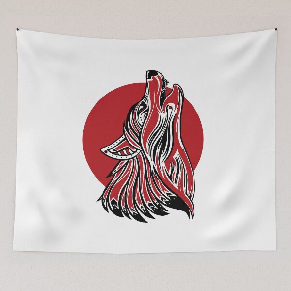 Item preview, Wolf howling at the moon designed and sold by DerSenat.