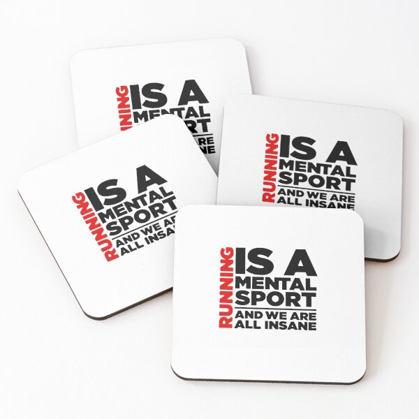 Item preview, running is a mental sport and we are all insane designed and sold by noha alzohbi.