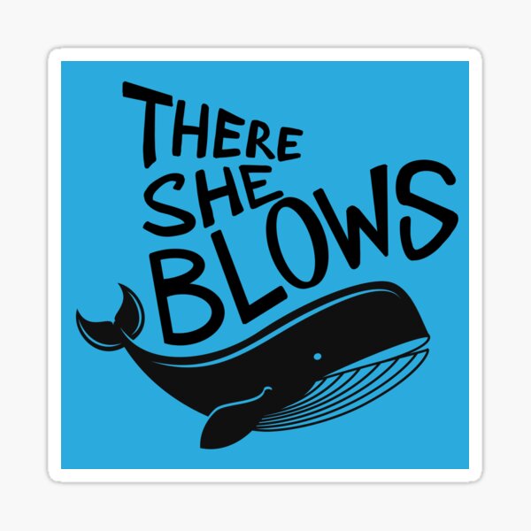 Item preview, There she blows | Hand drawn text designed and sold by Giovanni-c.