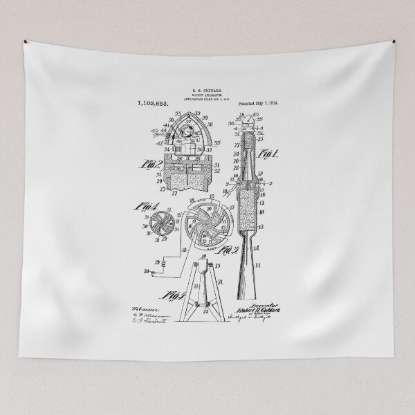 Item preview, Patent De La Fusee - R. H. Goddard - July 7, 1914 - Black Version designed and sold by Aliasandco.