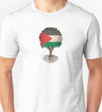 Tree of Life with Palestinian Flag Unisex T-Shirt