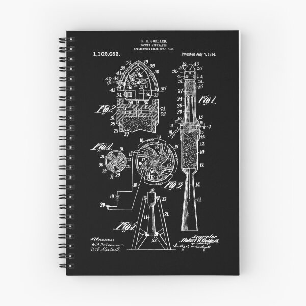 Item preview, Patent De La Fusee - R. H. Goddard - July 7, 1914 - White Version designed and sold by Aliasandco.