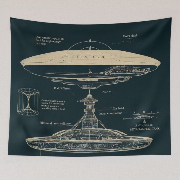 Item preview, UFO blueprint designed and sold by Philipe3d.