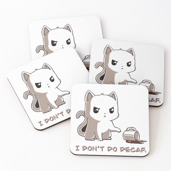 Item preview, I don’t do decaf Cat designed and sold by OnlyCoolDesigns.
