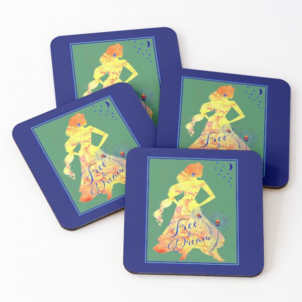 Item preview, FREE TO DREAM : Young Girl at Home in The Universe Print designed and sold by posterbobs.