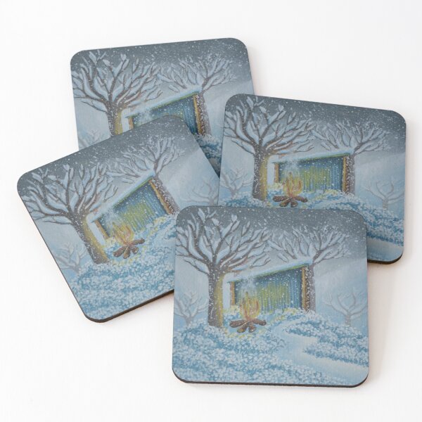 Item preview, The oak hut no. 10 - Secret garden - Gouache painting designed and sold by WanderingGraha.