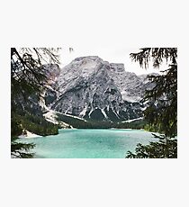 Live the Adventure - Lago Di Braies XIV Photographic Print