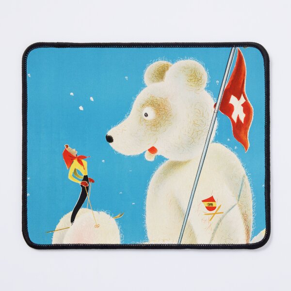 Item preview, "Switzerland: 1944/2022 Bernese Oberland - Vintage Winter Journey ... designed and sold by MOUNTAINS on FIRE.