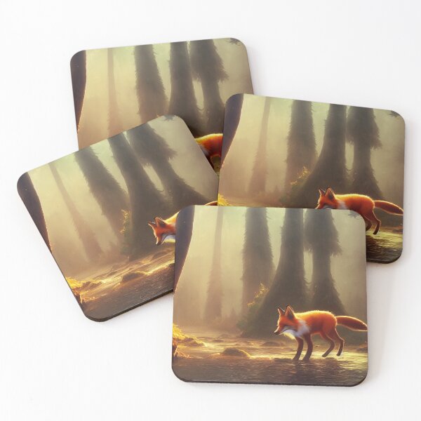 Item preview, Fox walking in the woods designed and sold by chatzous.