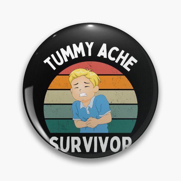 Item preview, Vintage Tummy Ache Survivor Stomachache IBS Funny Quote designed and sold by Trankix.
