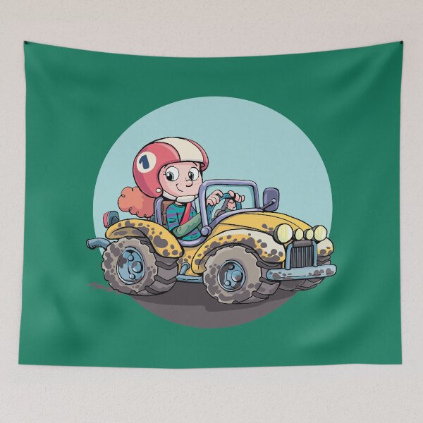 Item preview, girl in an SUV ready to drive designed and sold by duxpavlic.