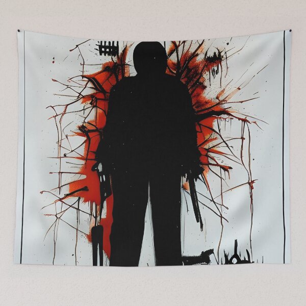 Item preview, Halloween the 13th Horror Killer Silhouette  designed and sold by Horrorscape.
