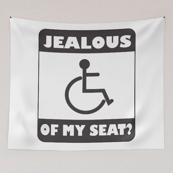 Item preview, chistes en silla de ruedas designed and sold by MarioMall01.