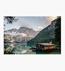 Live the Adventure - Lago Di Braies VII Photographic Print