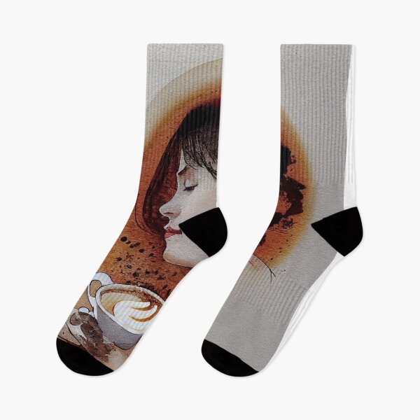 Item preview, Woman with coffee cup designed and sold by recollectionsv.