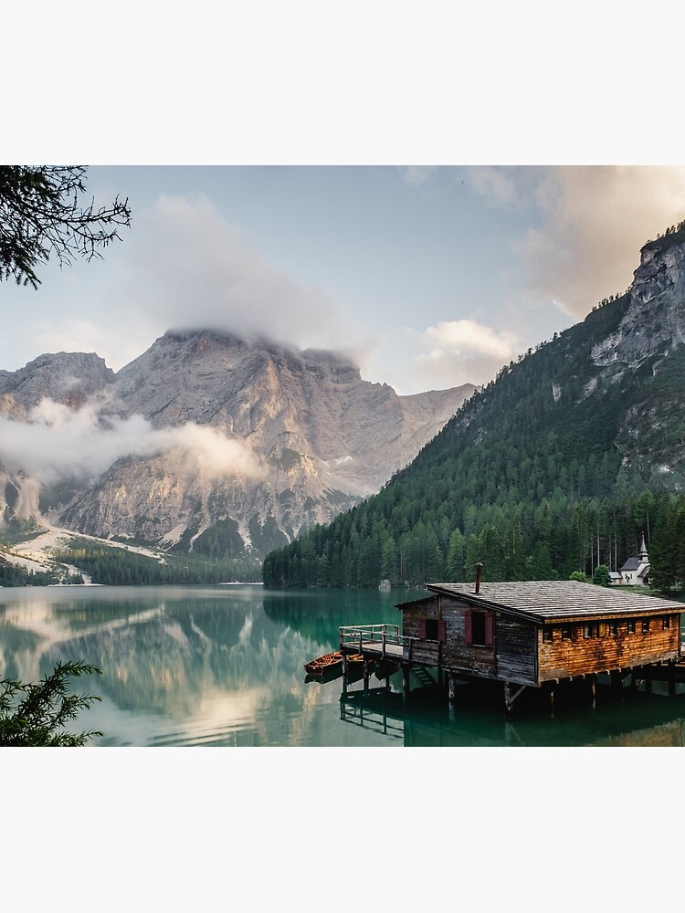 Thumbnail 3 of 3, Tapestry, Live the Adventure - Lago Di Braies VII designed and sold by TravelDream.