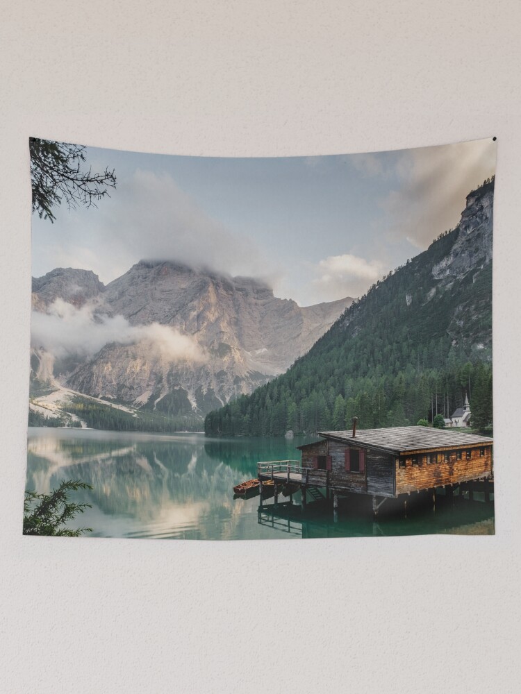 Thumbnail 2 of 3, Tapestry, Live the Adventure - Lago Di Braies VII designed and sold by TravelDream.