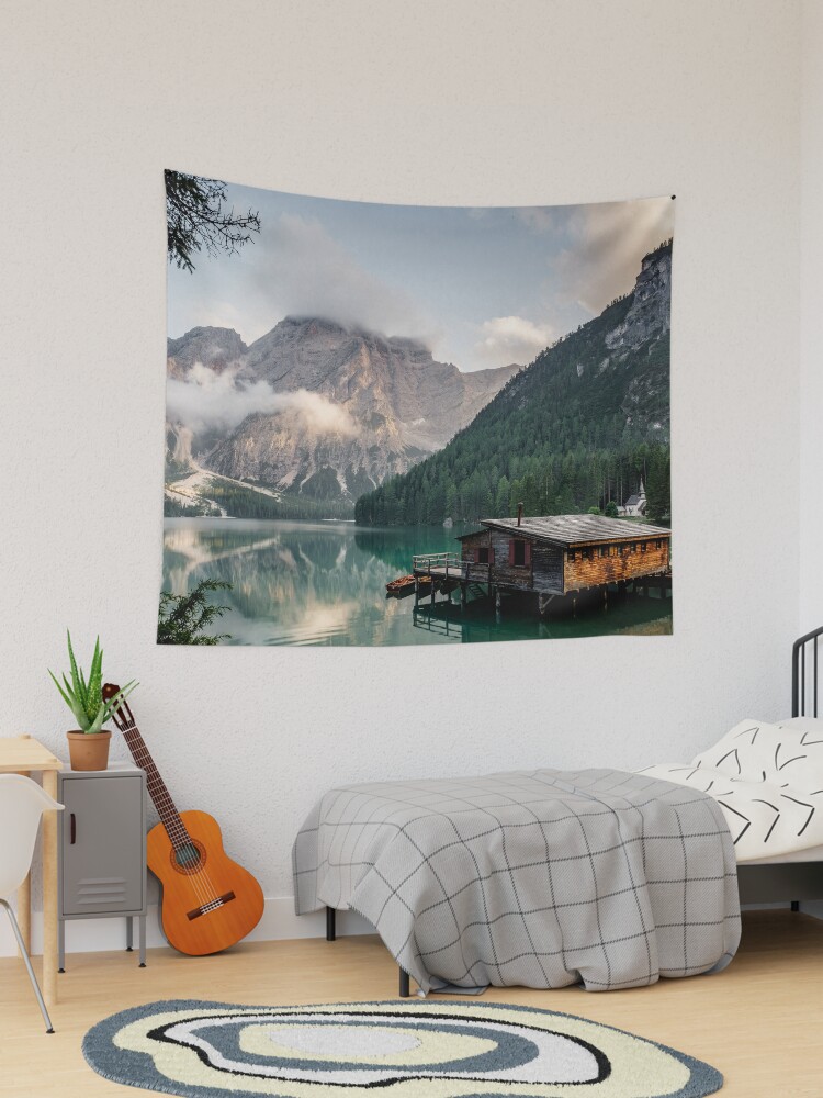 Thumbnail 1 of 3, Tapestry, Live the Adventure - Lago Di Braies VII designed and sold by TravelDream.