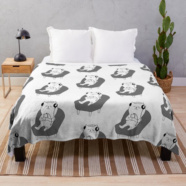 Item preview, Cute Cat Listen To Music designed and sold by Tee-Show.