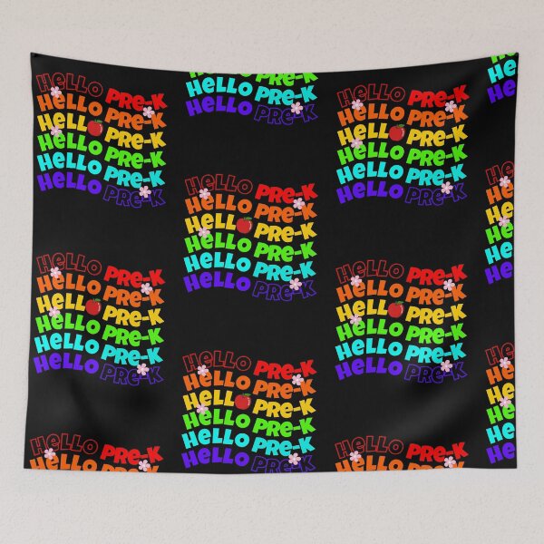 Item preview, Hello Pre-K Teacher Student Back to School Pre Kindergarten designed and sold by Trankix.