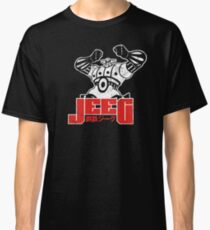 Camiseta clásica Robot Jeeg - Blanco y rojo
