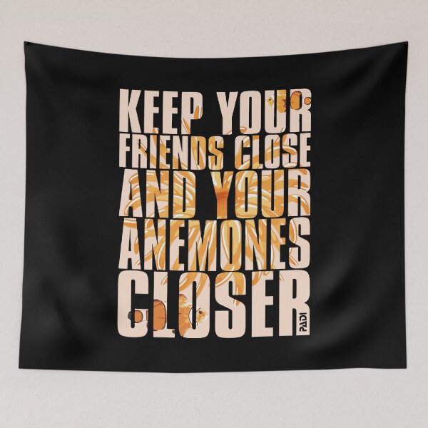 Item preview, Friends Close Anemones Closer Organic designed and sold by rosesesl.