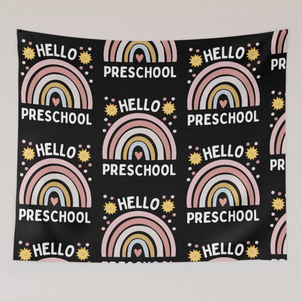 Item preview, Hello Preschool Back to School Preschooler Teacher Student designed and sold by Trankix.